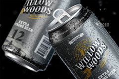 Extra Strong Beer Can Packaging Design for Willow Woods Brand, Malayasia 